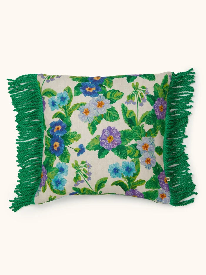 SUMMER PATCH BLUE CUSHION in 50cm from Bonnie and Neil