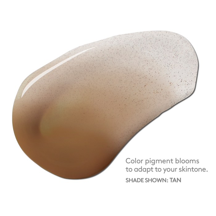 Sunforgettable® Total Protection™ Face Shield SPF 50 Flex swatch in tan || Tan