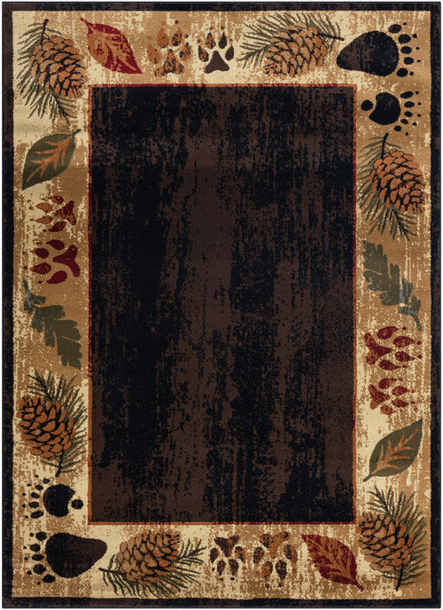 Sunset Valley Nature Brown Area Rug