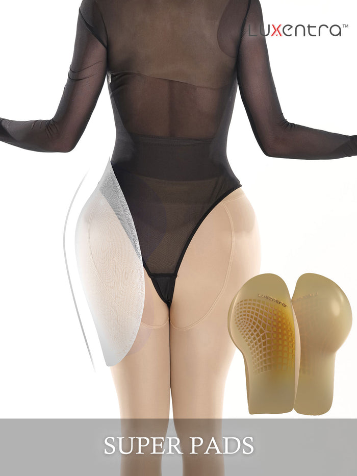 InTheMask by MOLIS Super Pads for hip padding and girdle enhancement, shown in a close-up image of the soft, contoured pads.