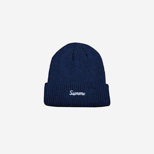 SUPREME LOOSE GAUGE BEANIE NAVY
