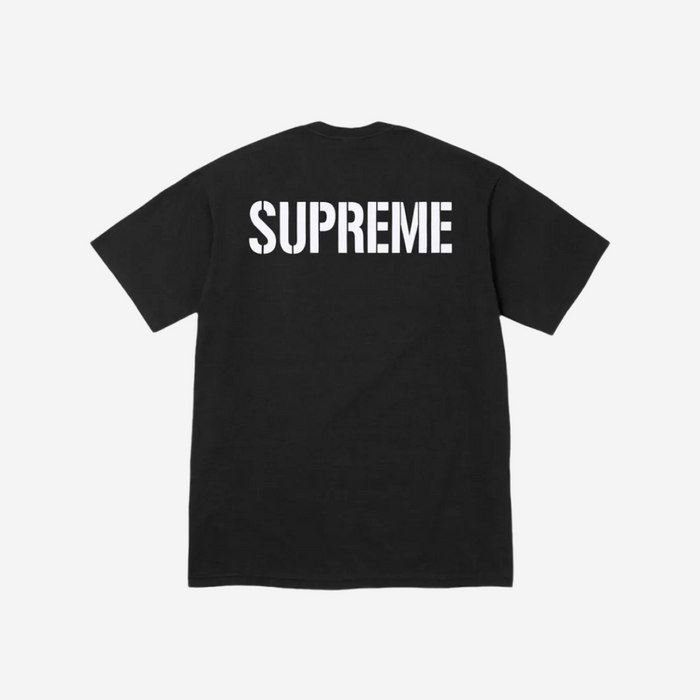 SUPREME WORLD FAMOUS TEE BLACK