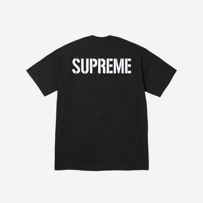 SUPREME WORLD FAMOUS TEE BLACK