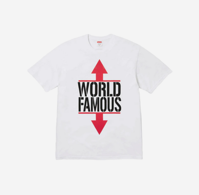 SUPREME WORLD FAMOUS TEE WHITE