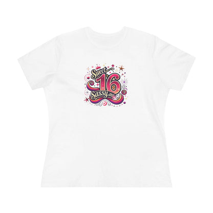 Sweet, Sassy, and 16 - Celebrate in Style! 🎉 - Women's Softstyle Tee - Whippie's