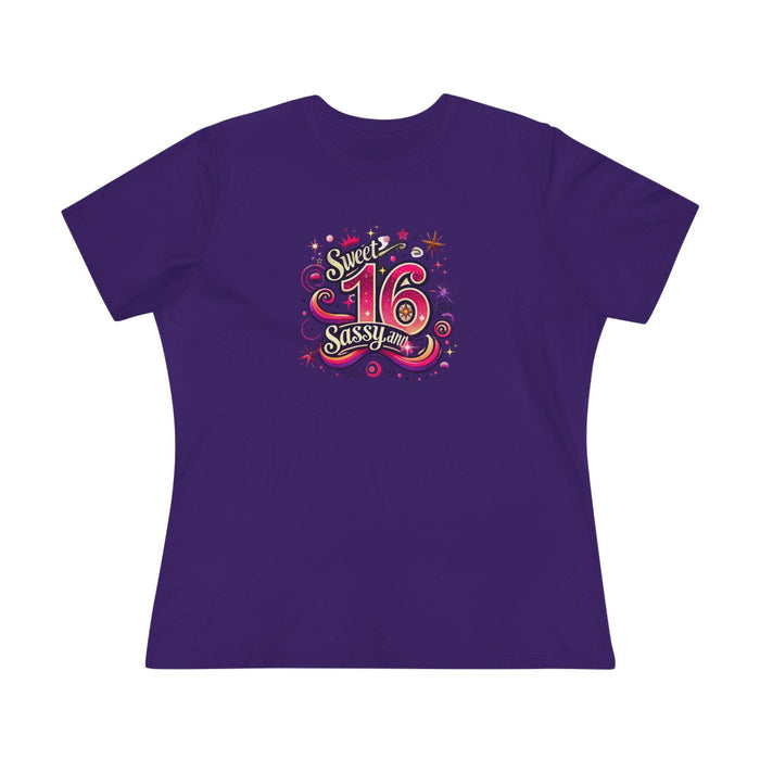 Sweet, Sassy, and 16 - Celebrate in Style! 🎉 - Women's Softstyle Tee - Whippie's