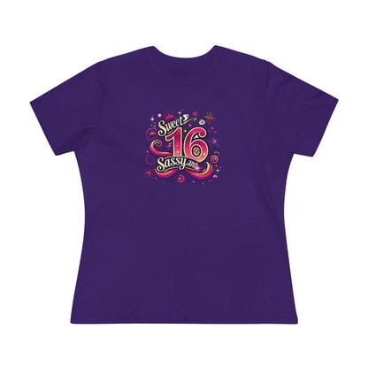Sweet, Sassy, and 16 - Celebrate in Style! 🎉 - Women's Softstyle Tee - Whippie's