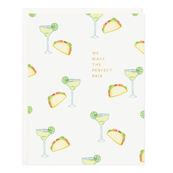 Taco Marg Perfect Pair Card
