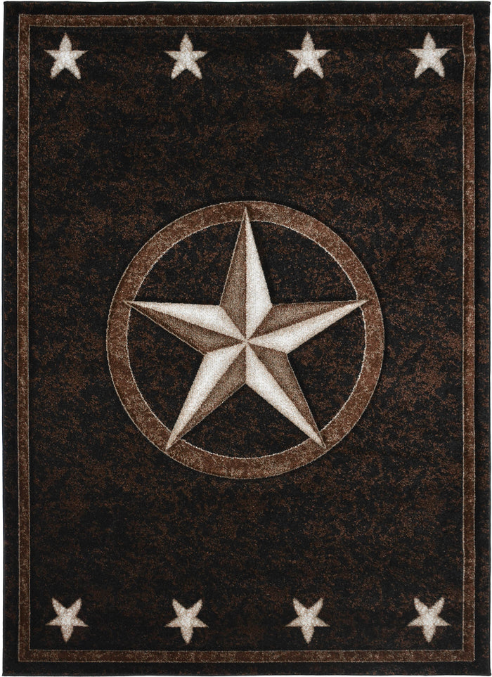 Tacoma Fort Worth Black Area Rug