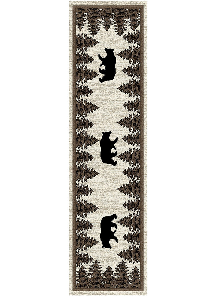 Tacoma Tranquil Bear Multi Area Rug