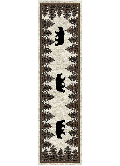 Tacoma Tranquil Bear Multi Area Rug