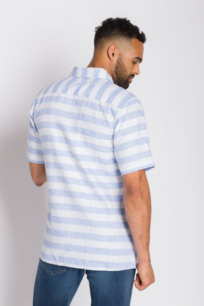 Talbot | Men's Short Sleeve Linen Shirt