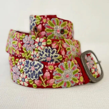 Teaberry Wool Belt- Assorted Sizes