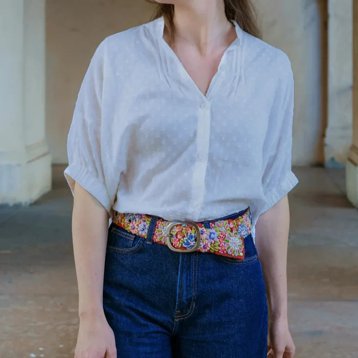 Teaberry Wool Belt- Assorted Sizes