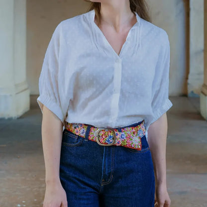 Teaberry Wool Belt- Assorted Sizes