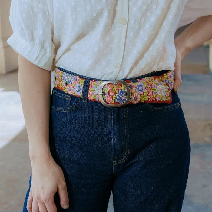 Teaberry Wool Belt- Assorted Sizes