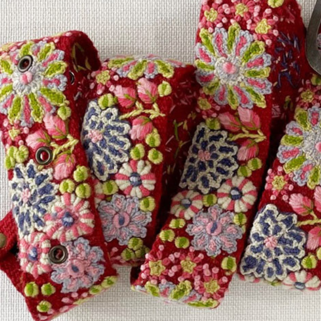 Teaberry Wool Belt- Assorted Sizes