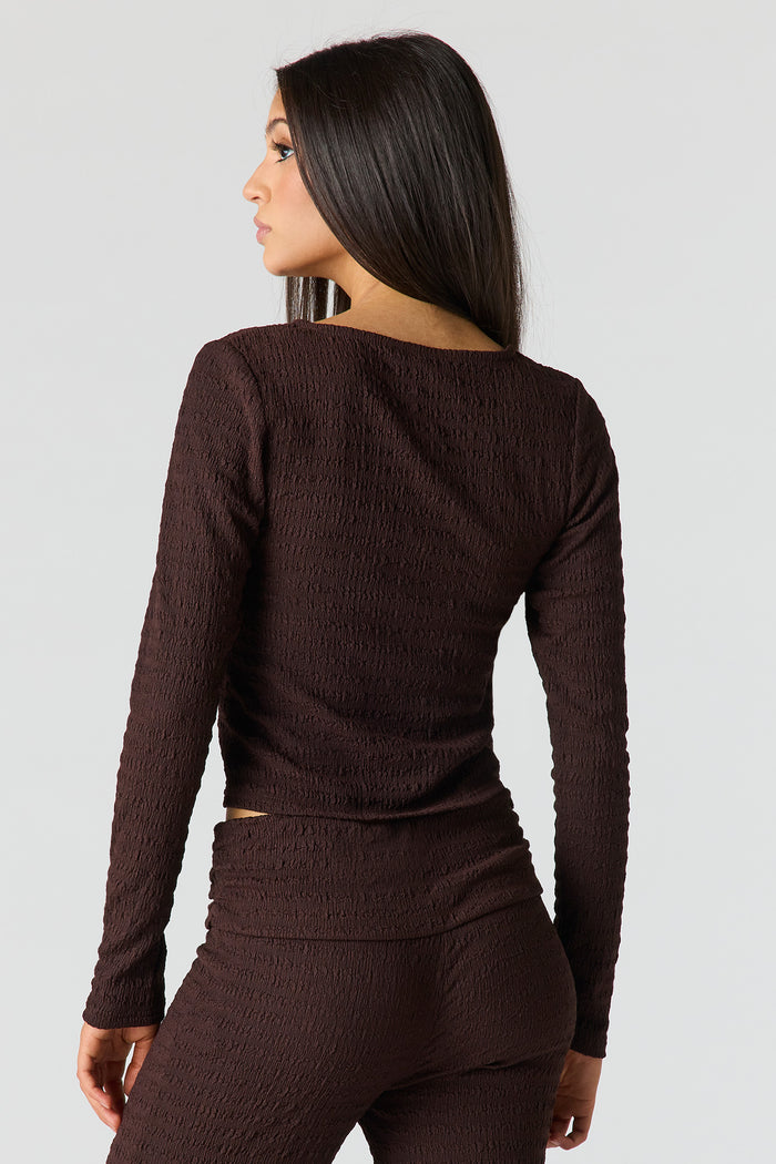 Textured Cardigan