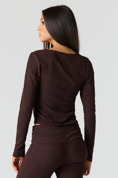 Textured Cardigan