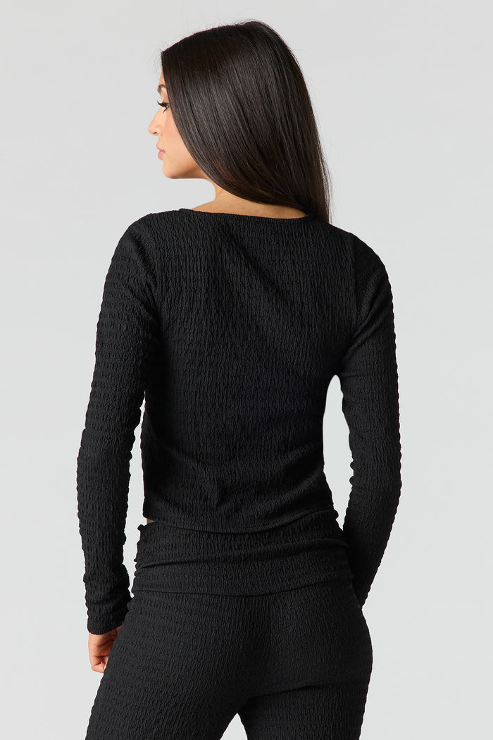 Textured Cardigan