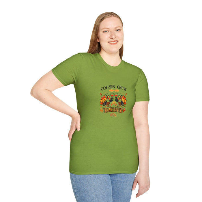 Thanksgiving Cousin Crew - Cheers to the Crew! 🦃🥂🍁 Unisex T-Shirt - Whippie's