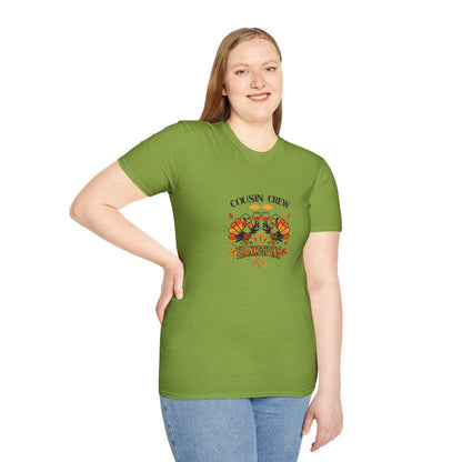 Thanksgiving Cousin Crew - Cheers to the Crew! 🦃🥂🍁 Unisex T-Shirt - Whippie's
