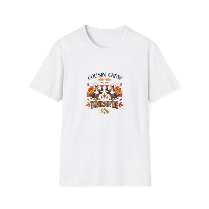 Thanksgiving Cousin Crew - Cheers to the Crew! 🦃🥂🍁 Unisex T-Shirt - Whippie's