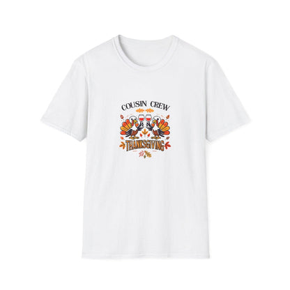 Thanksgiving Cousin Crew - Cheers to the Crew! 🦃🥂🍁 Unisex T-Shirt - Whippie's
