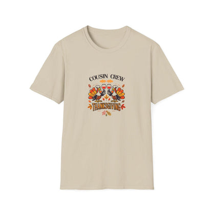 Thanksgiving Cousin Crew - Cheers to the Crew! 🦃🥂🍁 Unisex T-Shirt - Whippie's