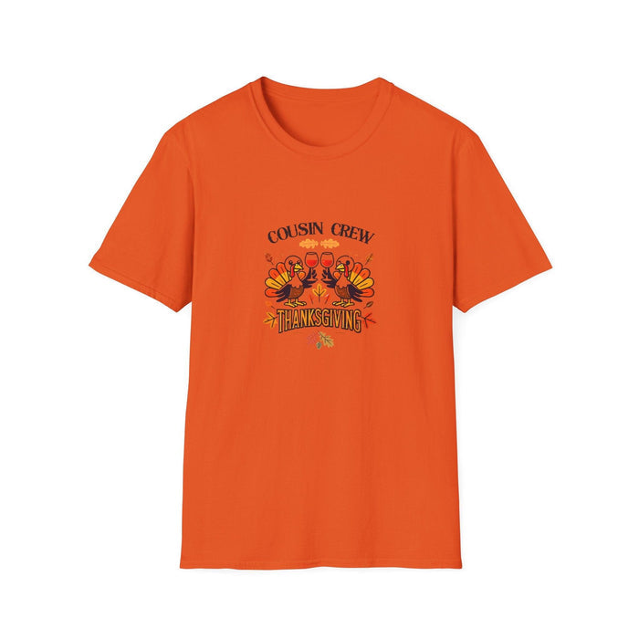 Thanksgiving Cousin Crew - Cheers to the Crew! 🦃🥂🍁 Unisex T-Shirt - Whippie's