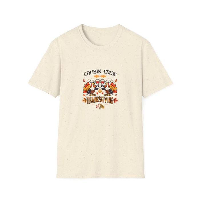 Thanksgiving Cousin Crew - Cheers to the Crew! 🦃🥂🍁 Unisex T-Shirt - Whippie's