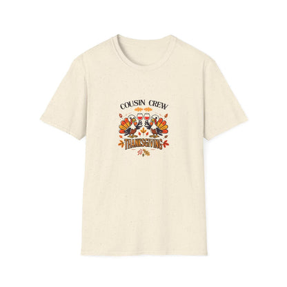 Thanksgiving Cousin Crew - Cheers to the Crew! 🦃🥂🍁 Unisex T-Shirt - Whippie's