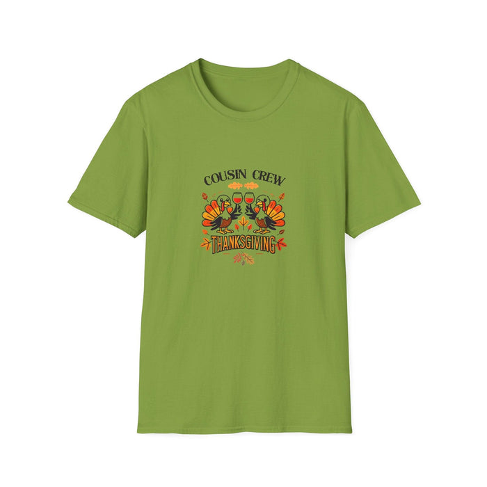 Thanksgiving Cousin Crew - Cheers to the Crew! 🦃🥂🍁 Unisex T-Shirt - Whippie's