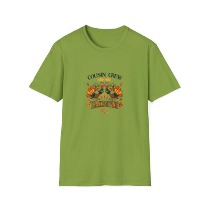 Thanksgiving Cousin Crew - Cheers to the Crew! 🦃🥂🍁 Unisex T-Shirt - Whippie's