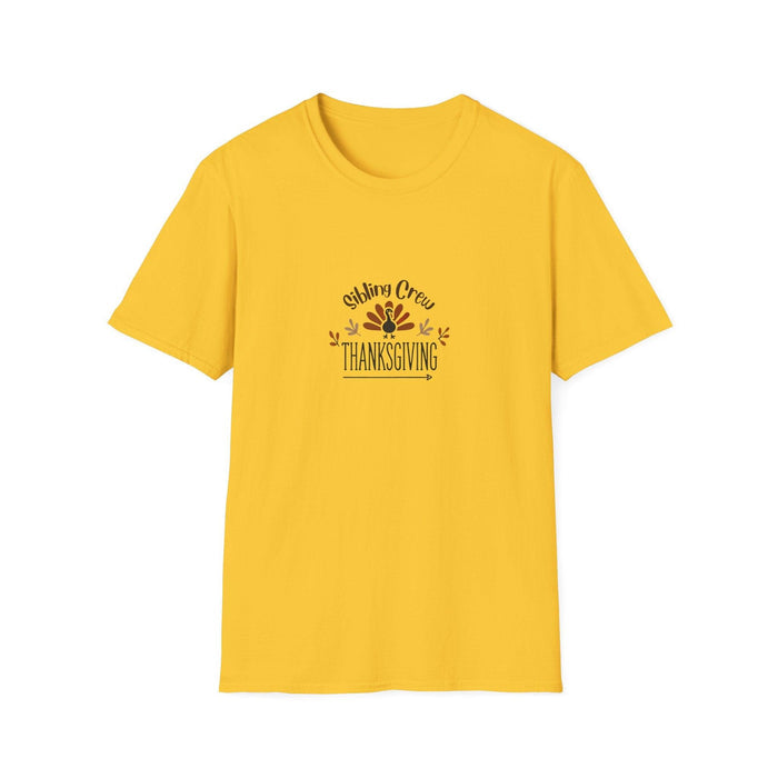 Thanksgiving Sibling Crew Unisex T-Shirt - Whippie's