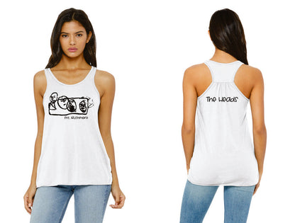 The Heads Flowy Tank- Ladies or Girls