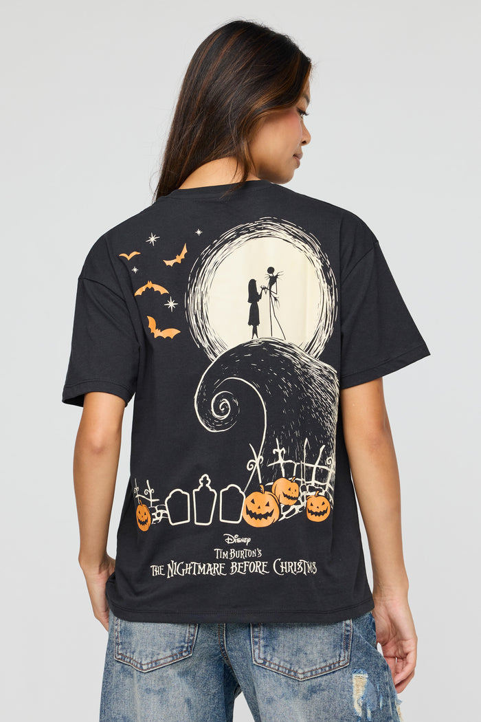 The Nightmare Before Christmas Graphic Boyfriend T-Shirt