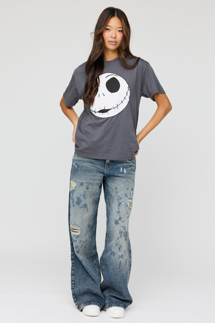 The Nightmare Before Christmas Graphic Boyfriend T-Shirt