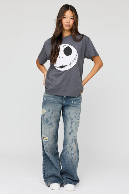 The Nightmare Before Christmas Graphic Boyfriend T-Shirt