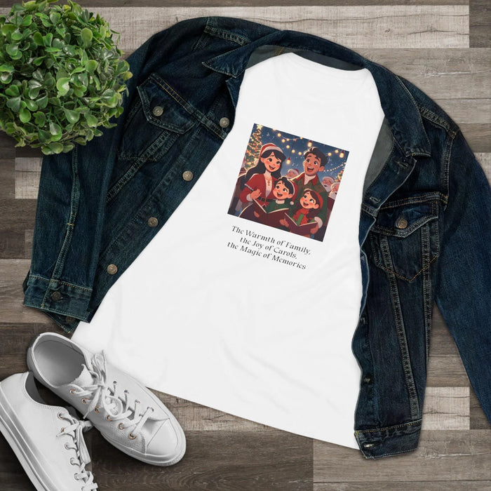 The Warmth of Family, the Joy of Carols, the Magic of Memories - Women's Tee - Whippie's