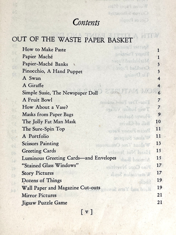 Things to Make from Odds & Ends, 1945 - RARE!
