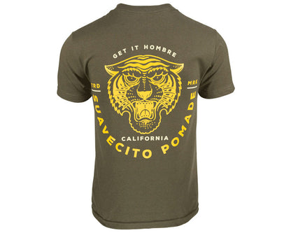 Tiger Green Tee - Back