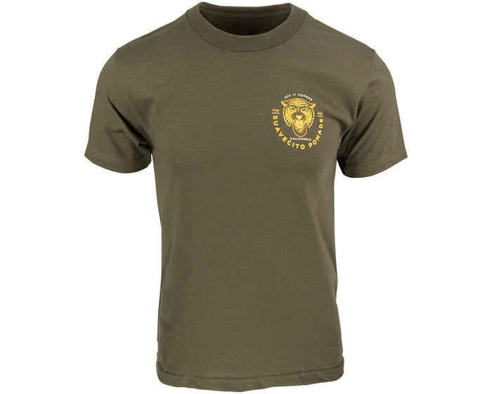 Tiger Green Tee - Front