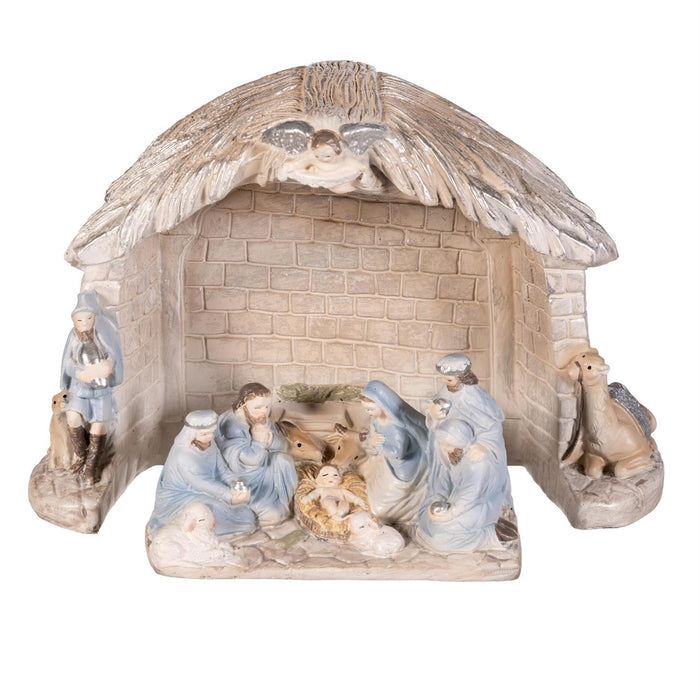 Timeless Nativity Family And Crèche