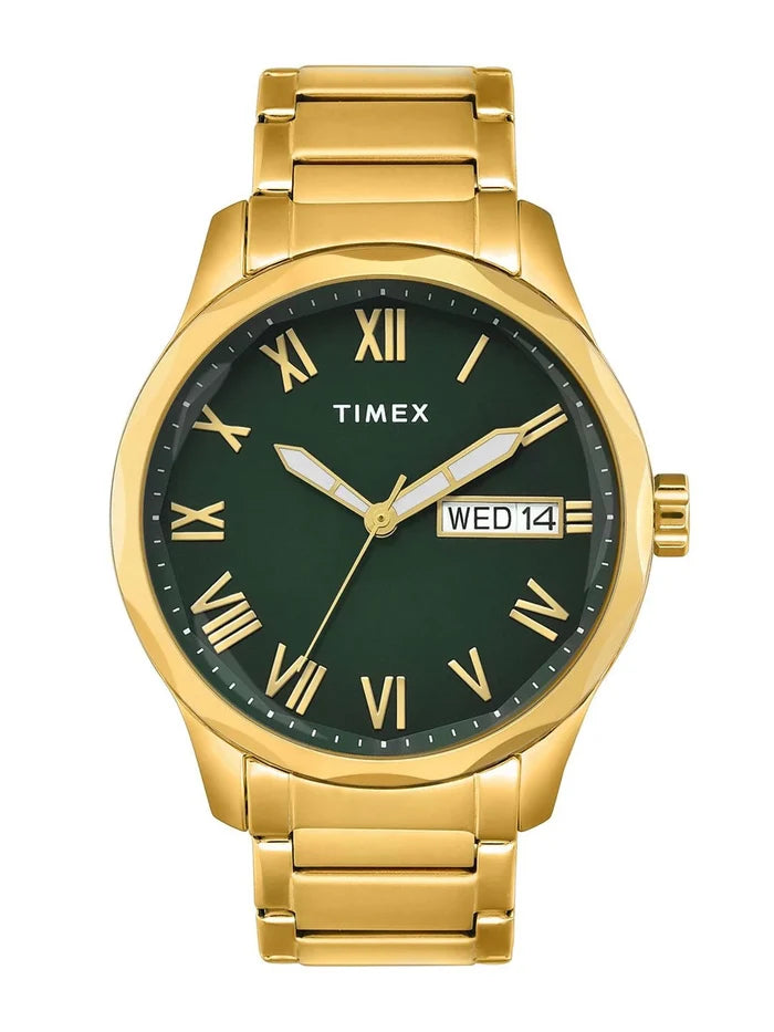 Timex Signio Round 21mm Green Dial Analog Watch - TW0TG7640