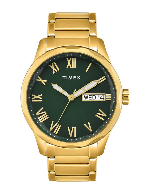 Timex Signio Round 21mm Green Dial Analog Watch - TW0TG7640