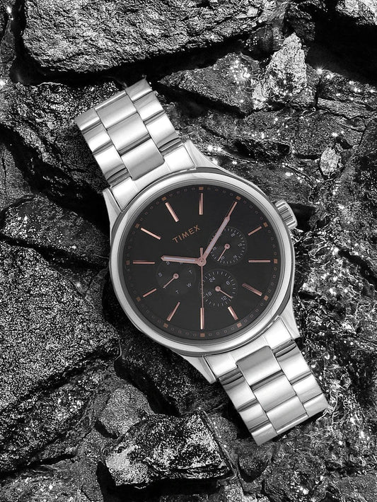 Timex Trendline Round 21mm Black Dial Analog Watch - TWEG18408