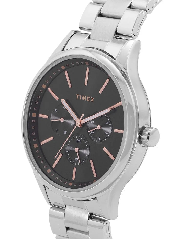Timex Trendline Round 21mm Black Dial Analog Watch - TWEG18408