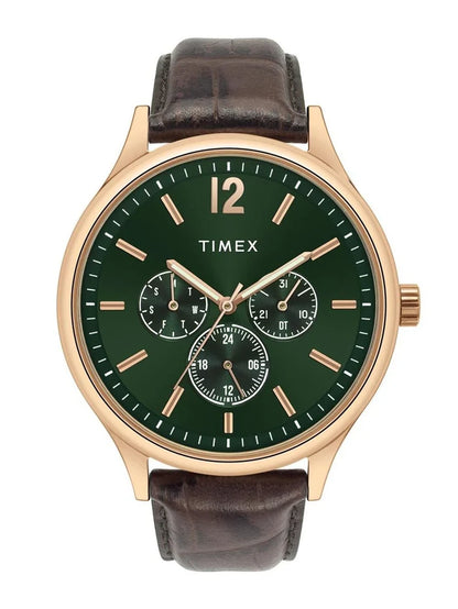 Timex Trendline Round 21mm Green Dial Analog Watch - TWEG18434