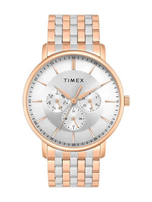 Timex Trendline Round 42mm Silver Dial Analog Watch - TWTG12805